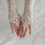 Wedding Gloves, Lace Gloves, Fingerless Gloves,..
